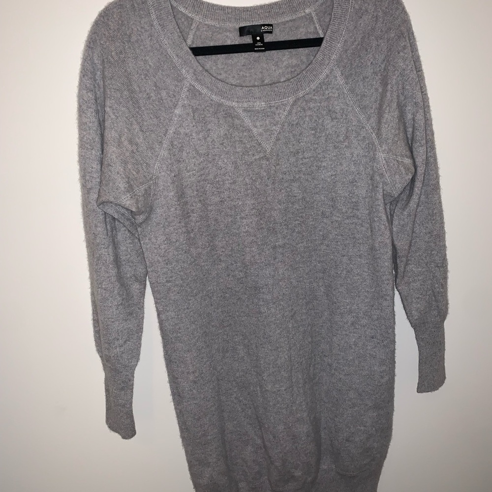 Aqua 100% cashmere sweater dress, size M